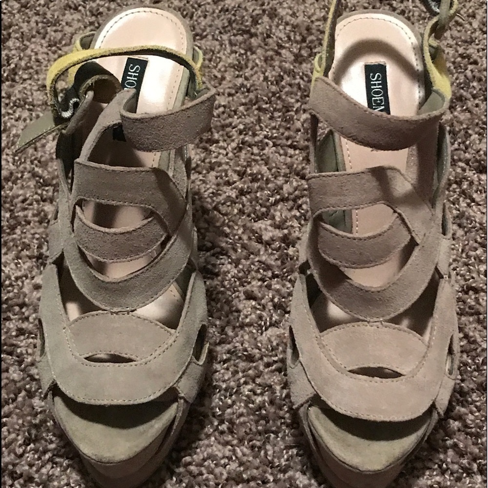 Shoemint 'Stella' caged sandals Size 8